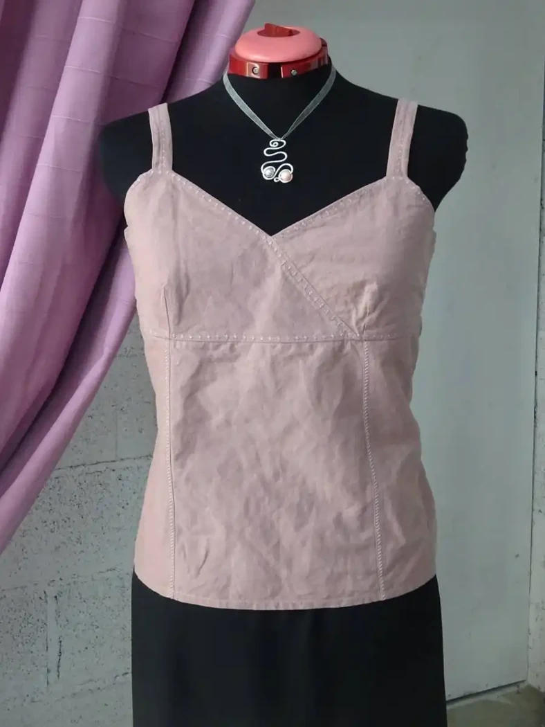 Haut à bretelle Mauve