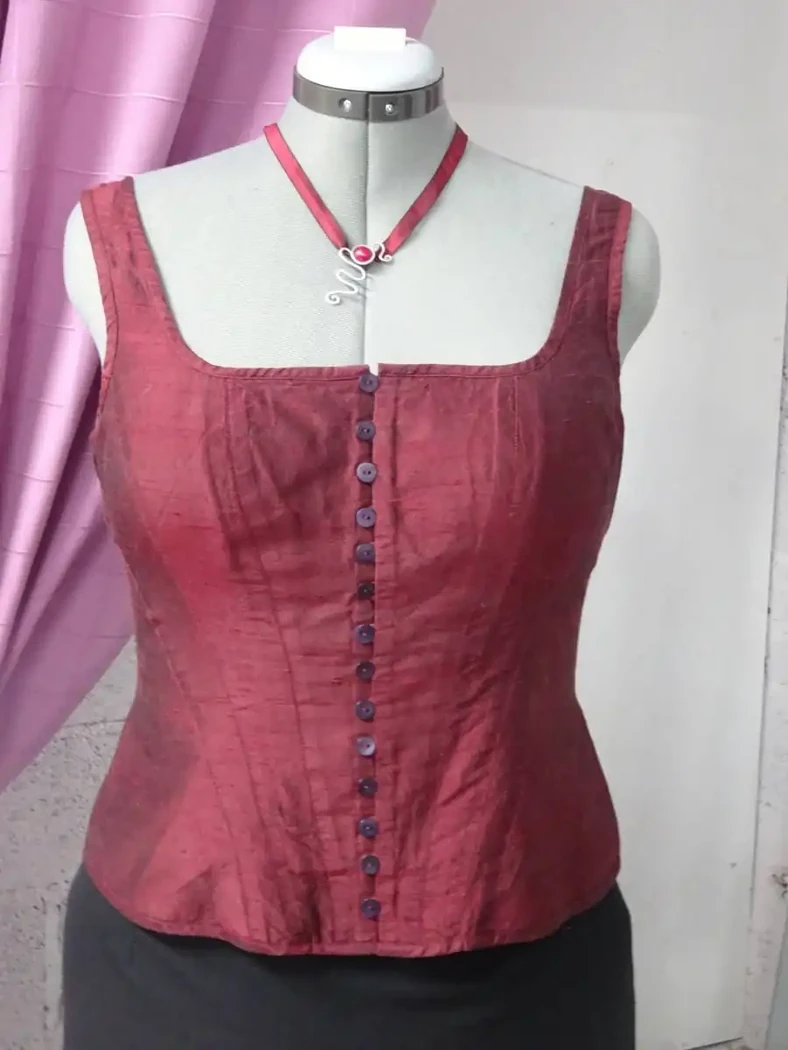 Bustier avec laçage dos